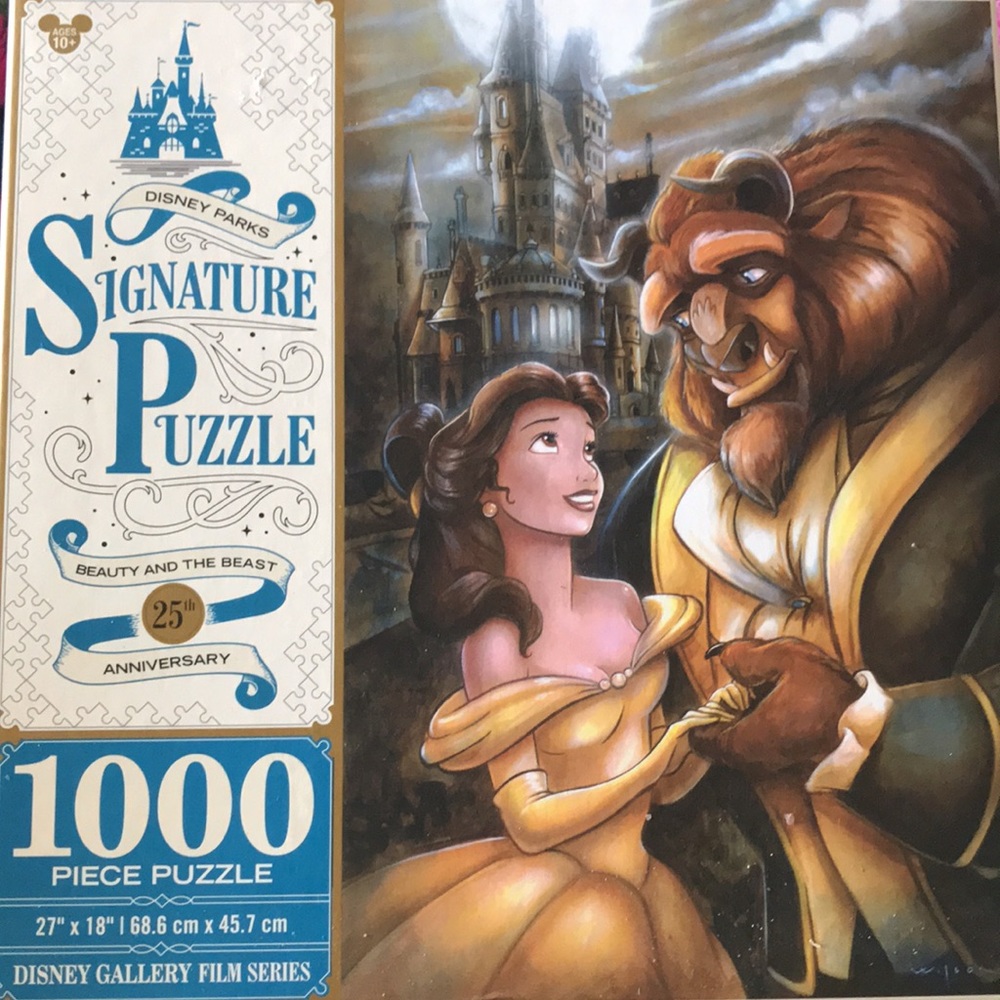 Disney Parks Beauty and the Beast 1000pc Puzzle